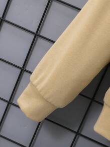 SHEIN 男孩日文圖案&中國龍圖案連帽衫