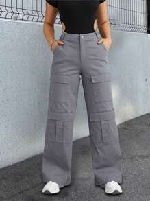 Pantalones de Mujer - Gris - Ver 1