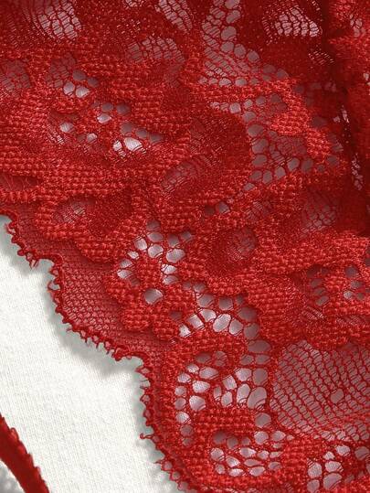 4pack Contrast Kanten Up Front Underwire Corset Lingerie Set Bridallingerie view 6