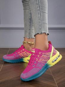 Fall/Winter Women's Breathable Lace-Up Comfortable Anti-Slip Air Cushion Casual Sports Shoes,Sneakers For Women