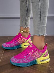 Fall/Winter Women's Breathable Lace-Up Comfortable Anti-Slip Air Cushion Casual Sports Shoes,Sneakers For Women