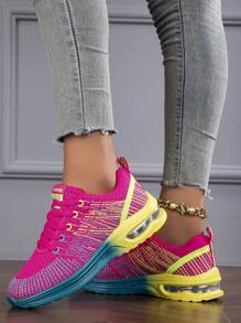 Fall/Winter Women's Breathable Lace-Up Comfortable Anti-Slip Air Cushion Casual Sports Shoes,Sneakers For Women