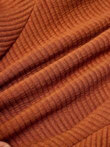 Cozy Pixies 男嬰素色連帽套頭衫運動衫帶袋鼠口袋 - 亮橙色 - 查看 4