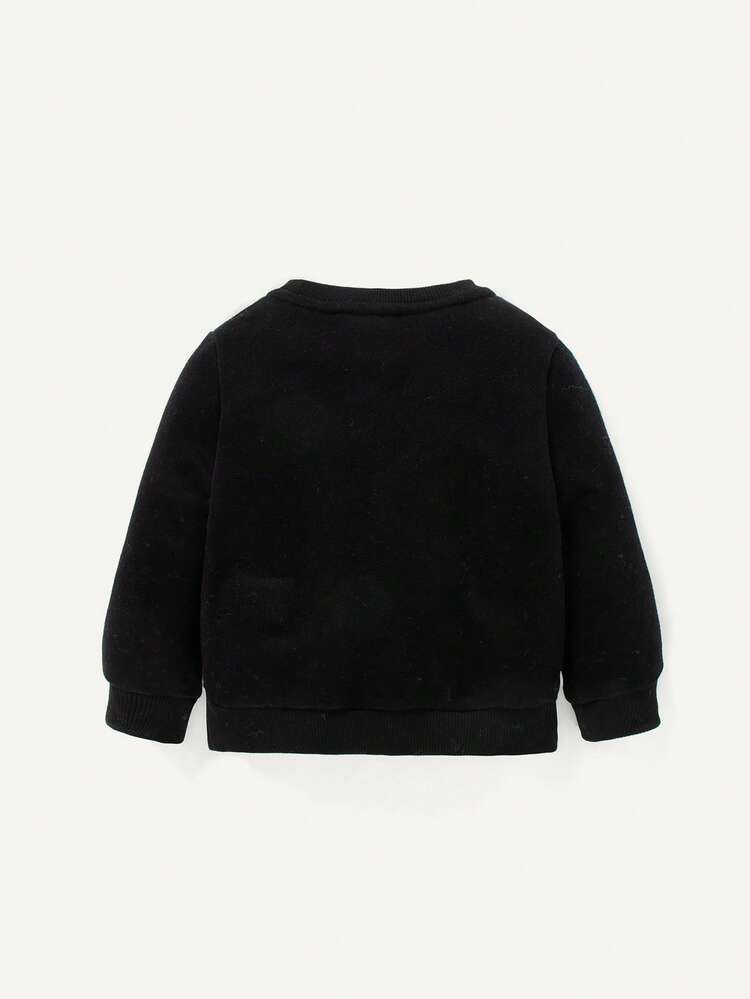 Baby Girl Bag Print Sweatshirt