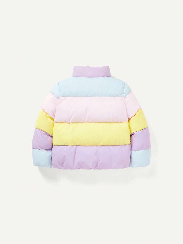 Baby Girl Casual Woven Baby Care Non-elastic Jacket, Winter