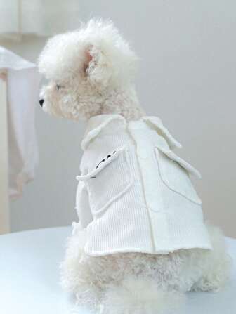 1入組寵物衣服狗狗貓服裝服飾倫敦圖案襯衫