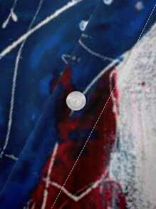 Manfinity LEGND Men Plus Loose Americana Print Shirt - Multicolor - View 5