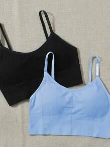 Easithlete 3入組無縫運動型胸罩 - 彩色 - 查看 5