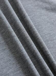 INAWLY Áo thun họa tiết hoạt hình và khẩu hiệu It's Fine I'm Fine Everything Is Fine Áo thun họa tiết nữ - Xám - Xem 3