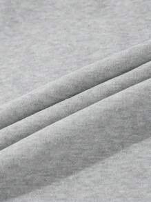 Chillumni 男士星星印花口袋连帽衫，灰色图案连帽衫，星星连帽衫，男士连帽衫