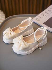 Kids' Simple And Comfortable Flat Shoes For Spring And Summer - Beige - View 2