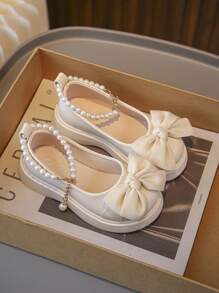 Kids' Simple And Comfortable Flat Shoes For Spring And Summer - Beige - View 4