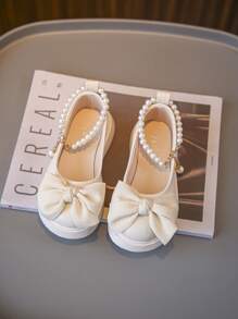 Kids' Simple And Comfortable Flat Shoes For Spring And Summer - Beige - View 5