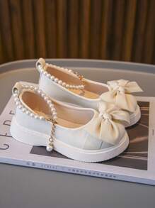 Kids' Simple And Comfortable Flat Shoes For Spring And Summer - Beige - View 7