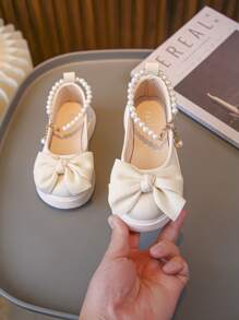 Kids' Simple And Comfortable Flat Shoes For Spring And Summer - Beige - View 8