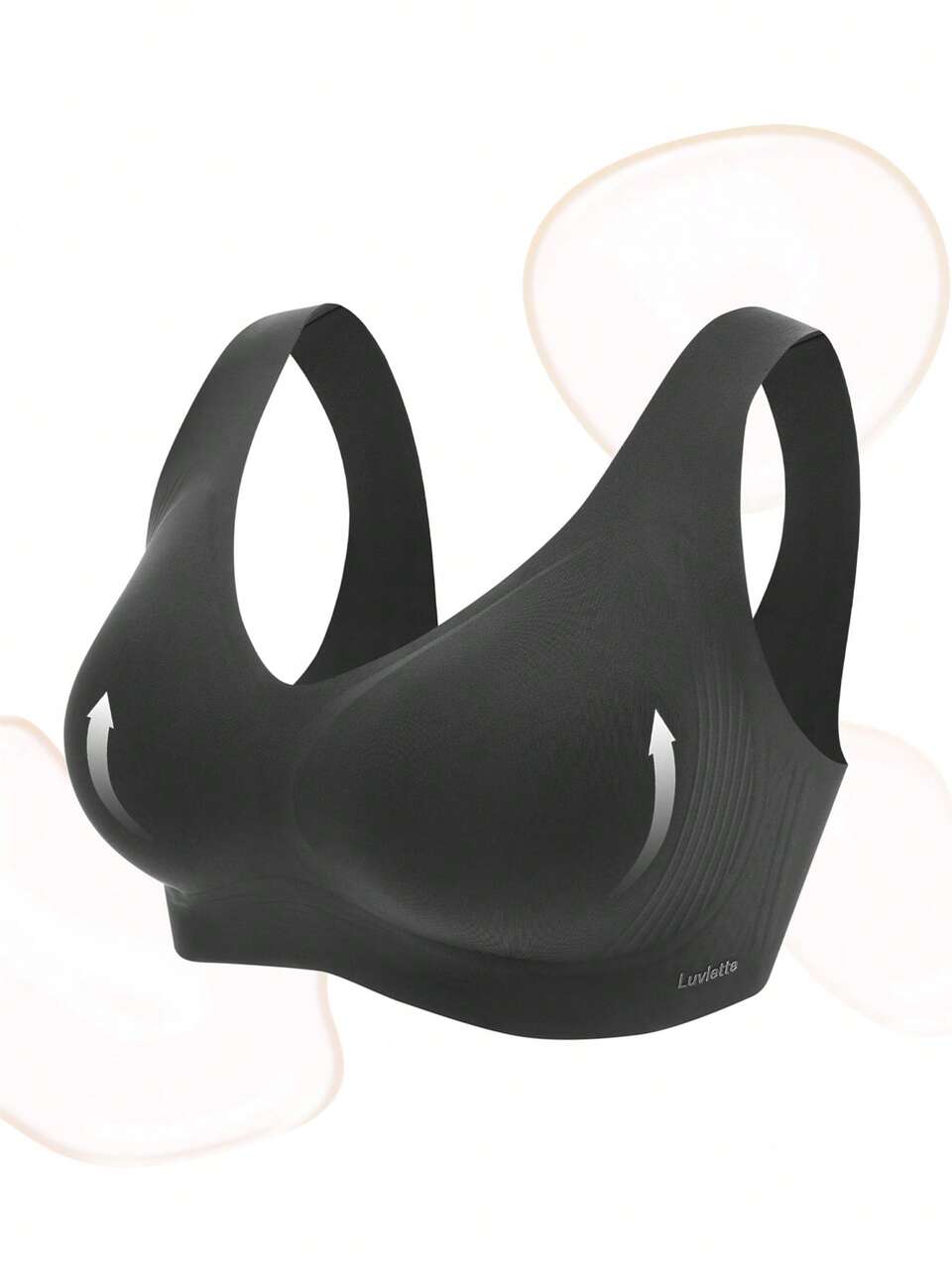 Dream Curve 2ndSkin Full Coverage Wireless Seamless Push-Up No Show Bra