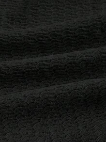 SHEIN ICON Solid Halter Top - Black - View 4