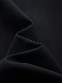 Men Zip Up Bomber Jacket - Black - View 6