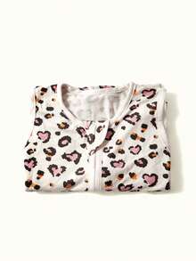 Cozy Pixies 1入組嬰兒豹紋和心形印花睡袋 - 彩色 - 查看 6