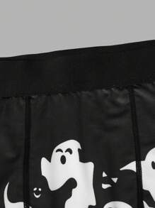 Heren Halloweenprint Bikershort