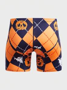 Men Halloween Geo Print Boxer Brief - Multicolor - View 2