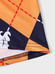 Men Halloween Geo Print Boxer Brief - Multicolor - View 5