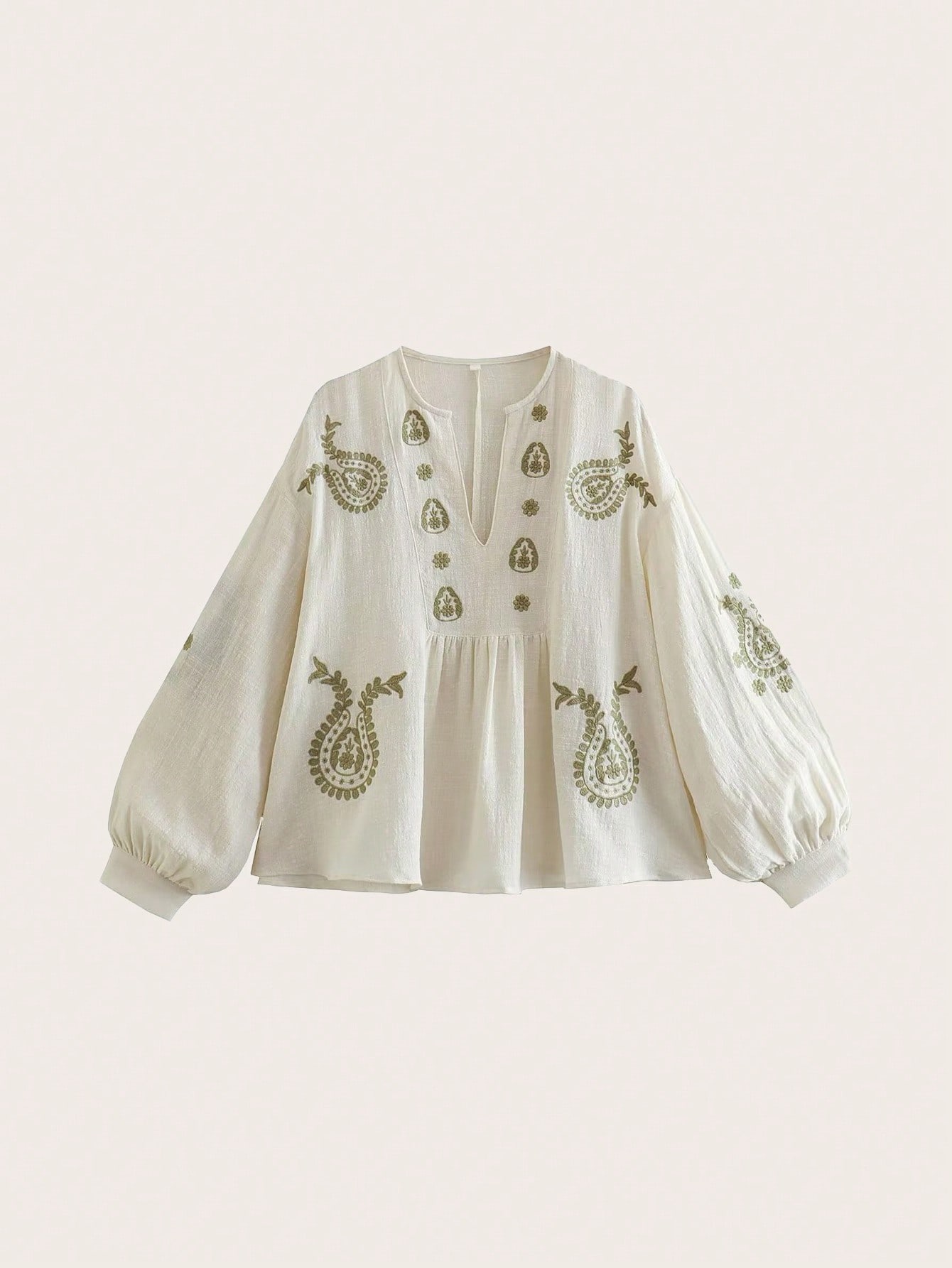 Floral peplum blouse