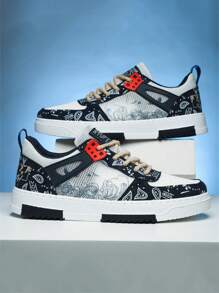 2024 新款大码男士透气网眼滑板鞋，多色低帮休闲运动鞋，学生户外步行平底滑板鞋 - 彩色 - 查看 6