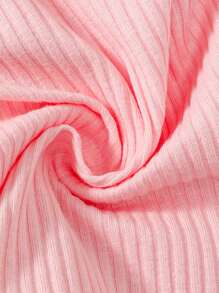 Bebé niña 3 piezas ribete con fruncido Camiseta & 3 piezas Sombrero - Multicolor - Ver 5