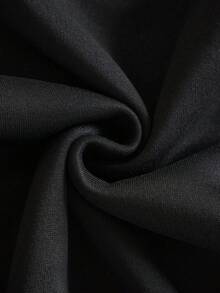 Manfinity Hypemode Nam Đồ họa Chữ cái Thả vai Lót nhiệt Lỏng lẻo Áo nỉ - màu đen - Xem 4