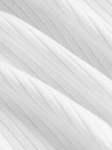 SHEIN MOD 标语图案系带 T 恤洛杉矶幻想 1995 活力始终保持乐观