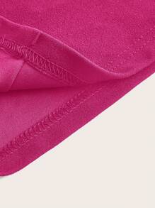 SHEIN Clasi Talla grande Pantalones acampanados unicolor con cinturón
