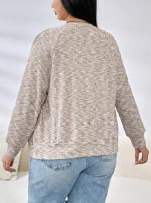 CovetEZ Hơn Thuốc nhuộm Không gian Dây kéo Áo khoác bomber - Nhiều màu - Xem 2