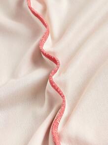 SHEINNeu 大理石圖案不對稱下擺網紗洋裝 - 彩色 - 查看 4