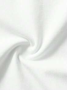 ROMWE MEN Goth Men Slogan & Butterfly Graphic Tee, School - White - View 5