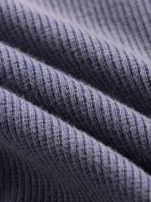 SHEINNeu 素色交叉背心上衣