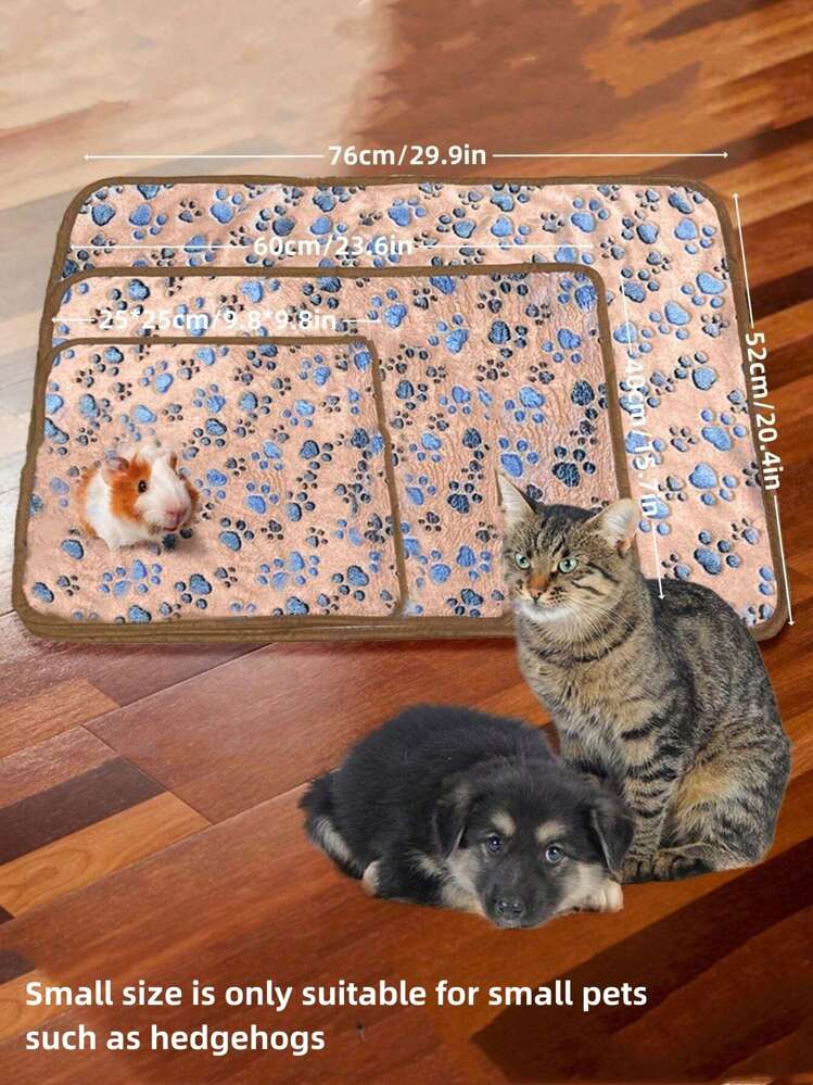 PETSIN 1 pieza Toalla de baño para mascota pata en relieve al azar para perro con gato para ducha - Multicolor - Añade 2