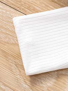 SHEIN Young Girl Plaid Print Ruffle Trim Bow Front Dress With Headband - Multicolor - View 4