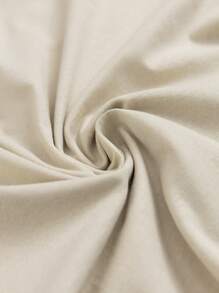 RueChic Men Letter Graphic Tee & Drawstring Waist Shorts