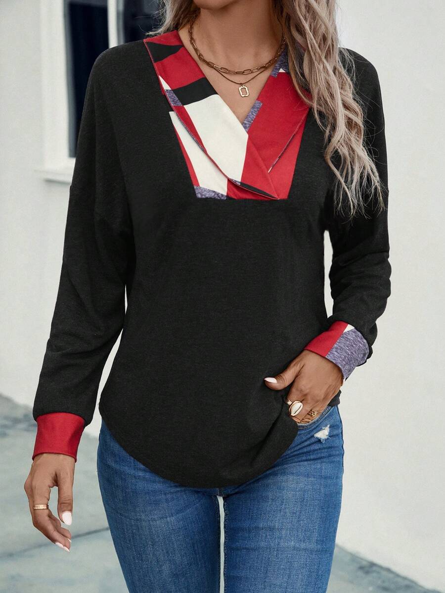 EMERY ROSE In Địa lý Áo thun Thả vai - màu đen - Xem 1