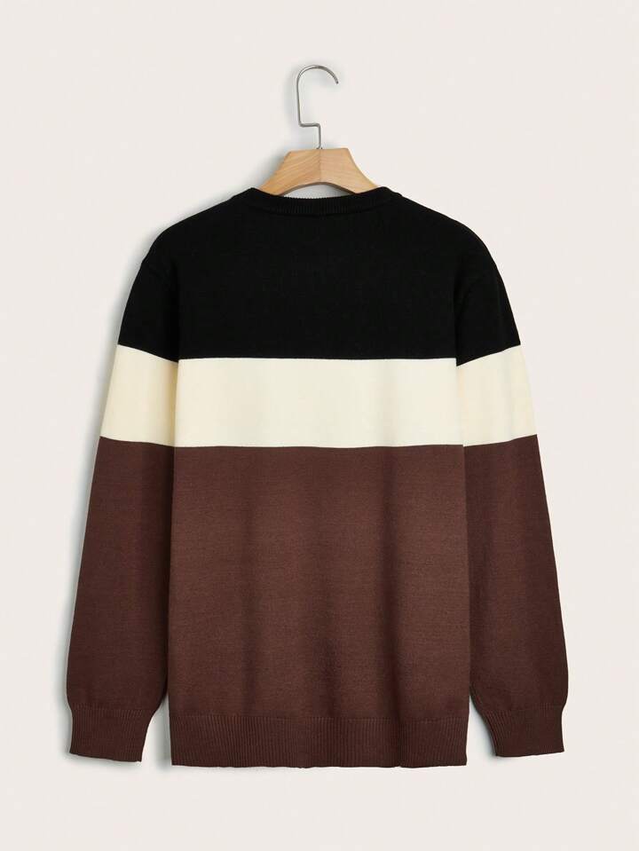 Men Color Block Sweater | SHEIN