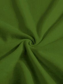 Calvaya Plus Slogan Graphic Tee - Green - View 3