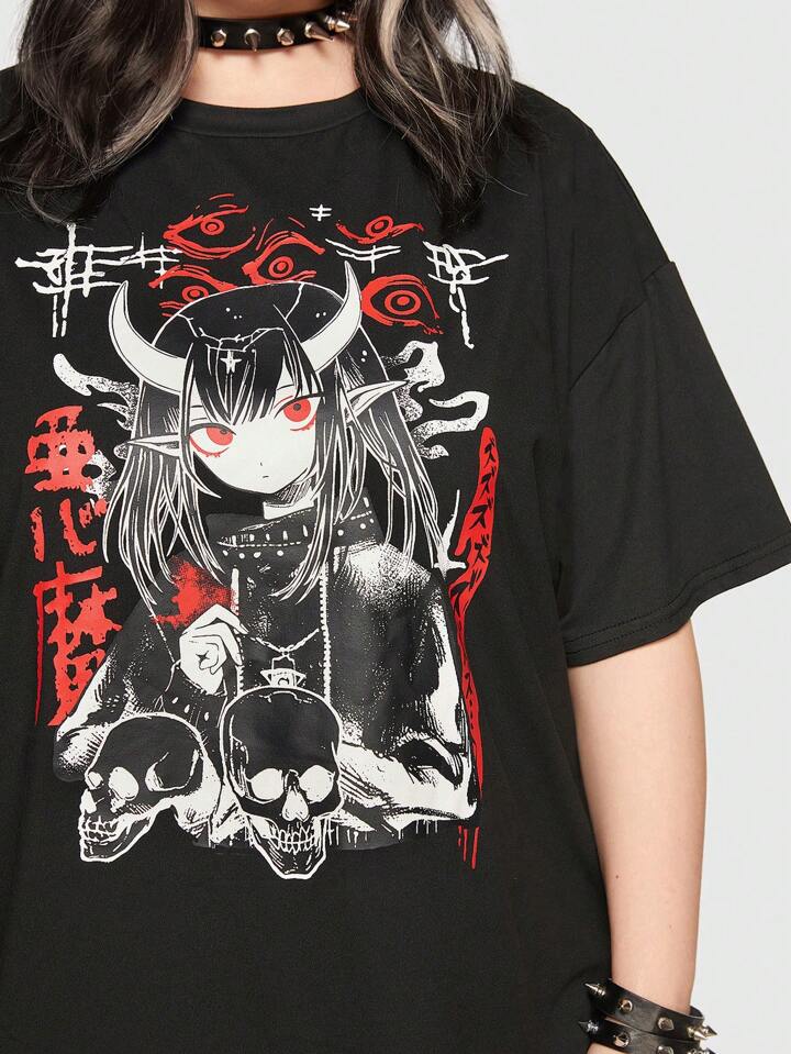 Camiseta Negra Unisex Ojo De Alucard Hellsing