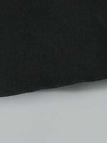 Young Girl Frill Trim Tee - Black - View 3