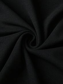 Manfinity Homme Nam Đồ họa Chữ cái Áo polo - màu đen - Xem 5