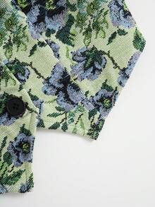 SHEIN Unity 印花不對稱下擺掛脖上衣 - 彩色 - 查看 5