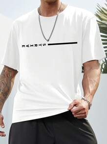 Manfinity Homme Áo thun nam - trắng - Xem 4