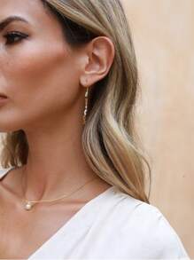 唱片裝飾耳線 - 彩色 - 查看 3