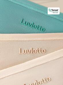 LUVLETTE 3-Pack Mid Rise ™ Modal Briefs Women Underwear Panties Set - Multicolor - View 4