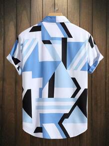 Manfinity Hypemode Men Geo Print Shirt Without Tee